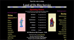 Desktop Screenshot of landofozhireservice.com.au